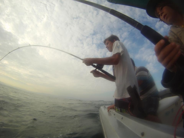 Pescando en altamar